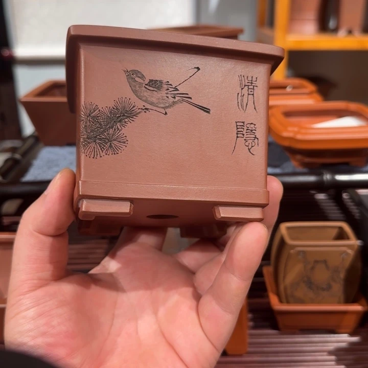 紫***业紫砂花盆原矿紫泥