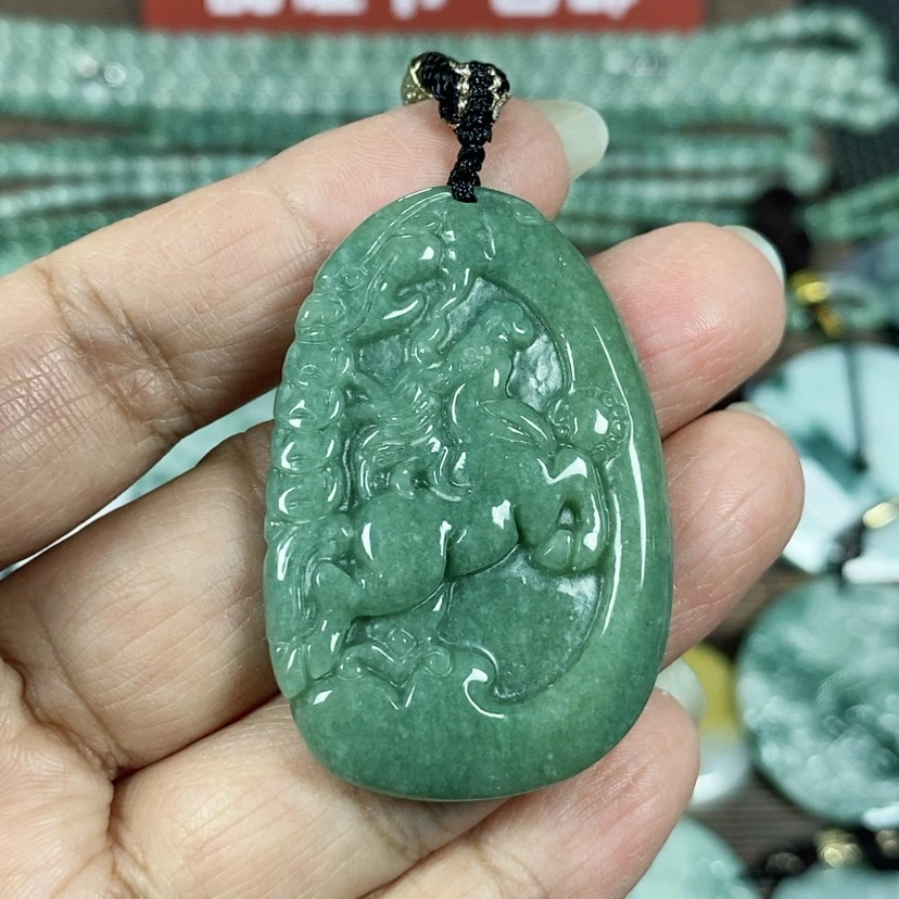【闪购商品】翡翠颈饰未镶嵌玉吊坠翡翠玉马上有钱