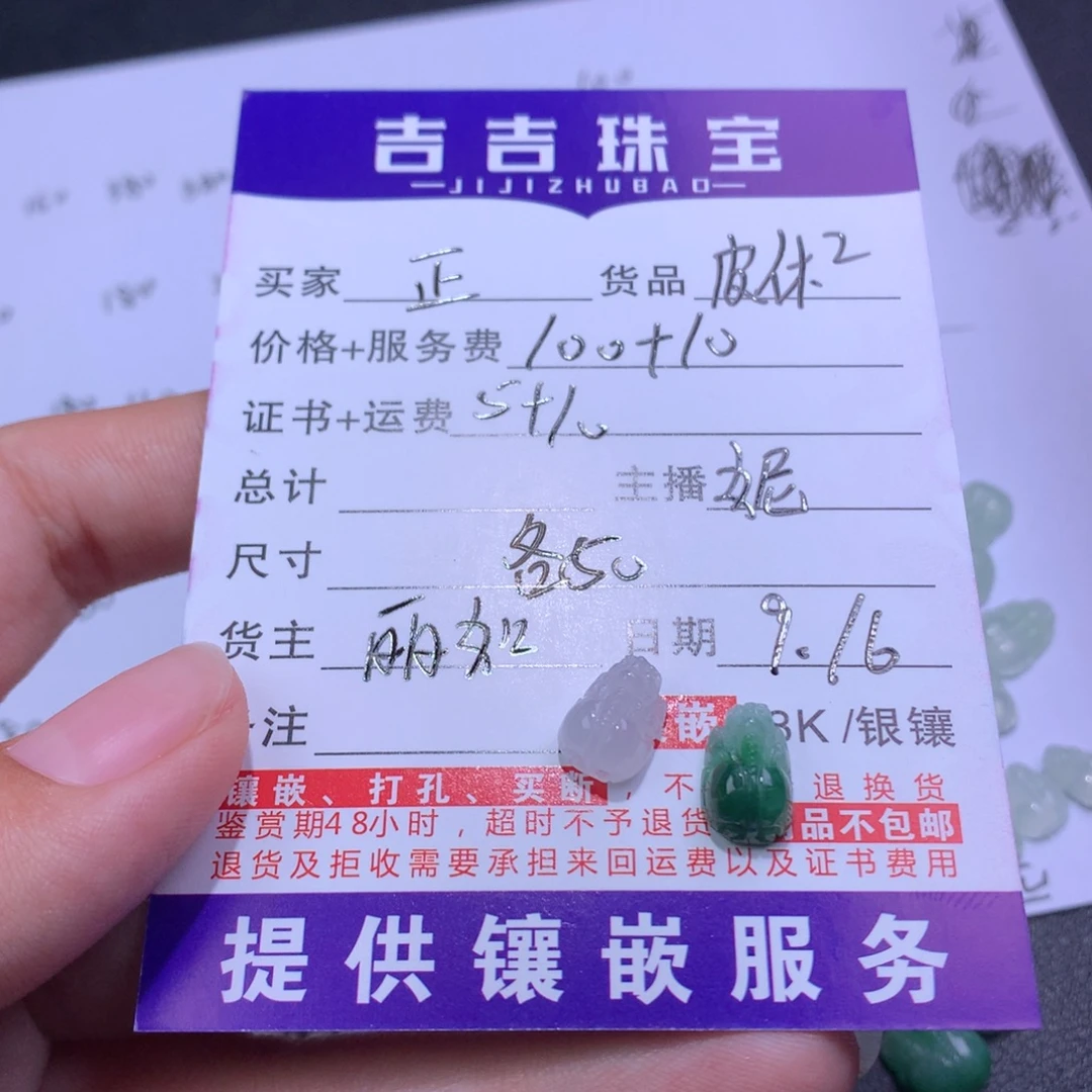 正***～颈饰未镶嵌翡翠貔貅