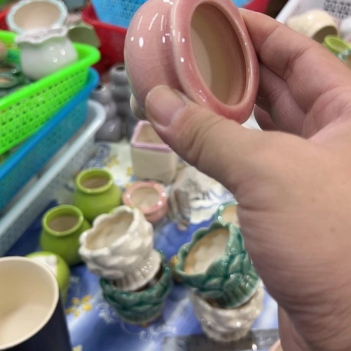 微瑕陶瓷花盆满9.9发