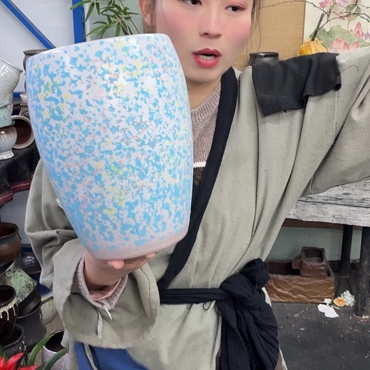 16×24 -粗陶花盆有孔-买买买