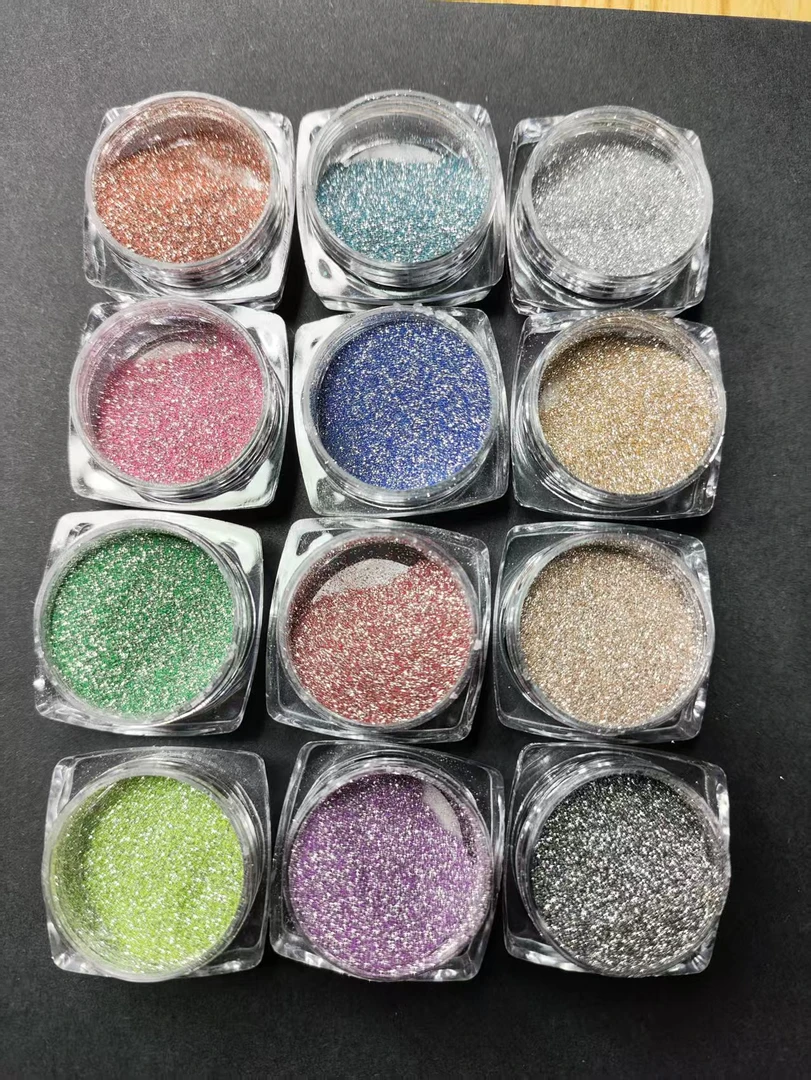 开播浮力DIY反光碎钻粉流麻材料美甲滴胶流沙爆闪水晶碎钻细砂