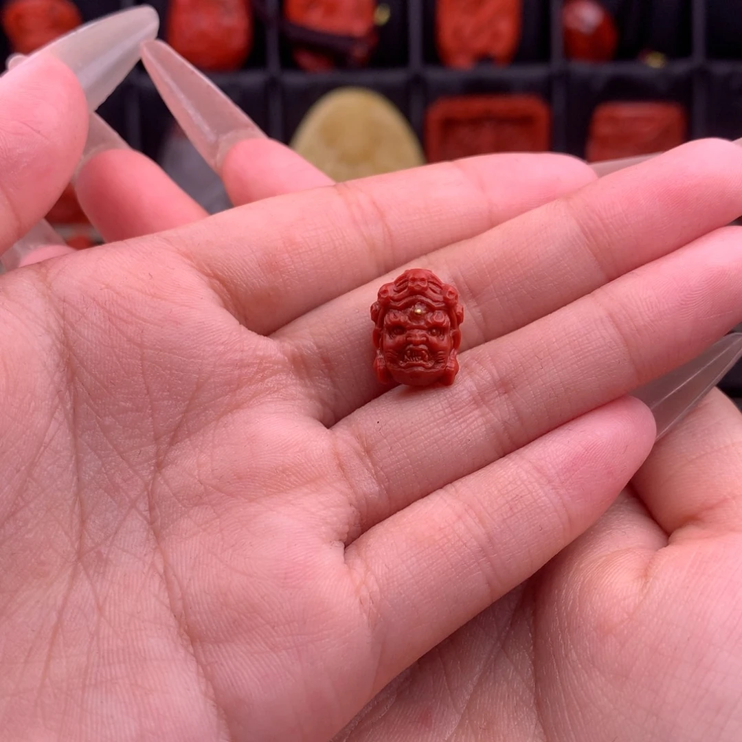 南红玛瑙精工雕刻大黑天10.8未镶嵌