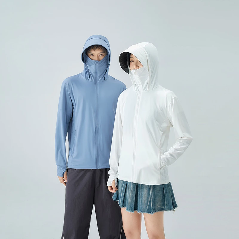 Mexican/稻草人防晒衣男女情侣夏季薄款轻薄透气防紫外线冰丝防晒