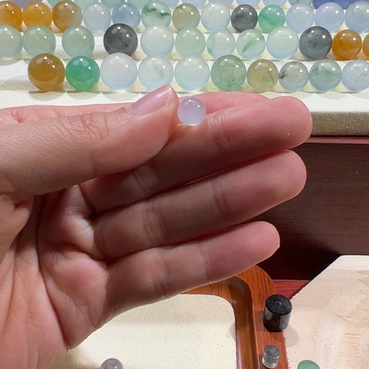 翡翠散珠天然缅甸翡翠A货7.0