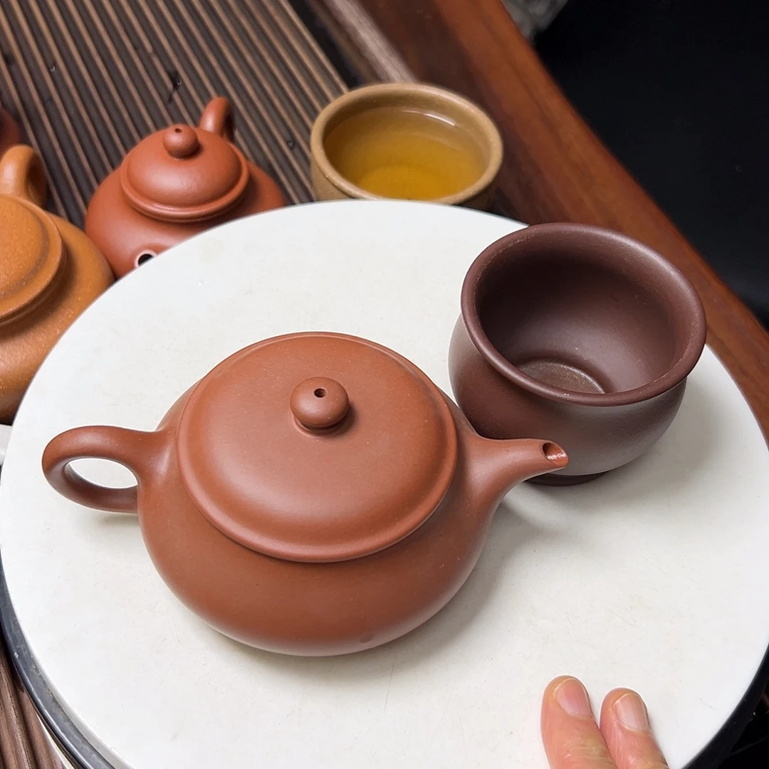 茶壶底槽青紫砂壶等传统