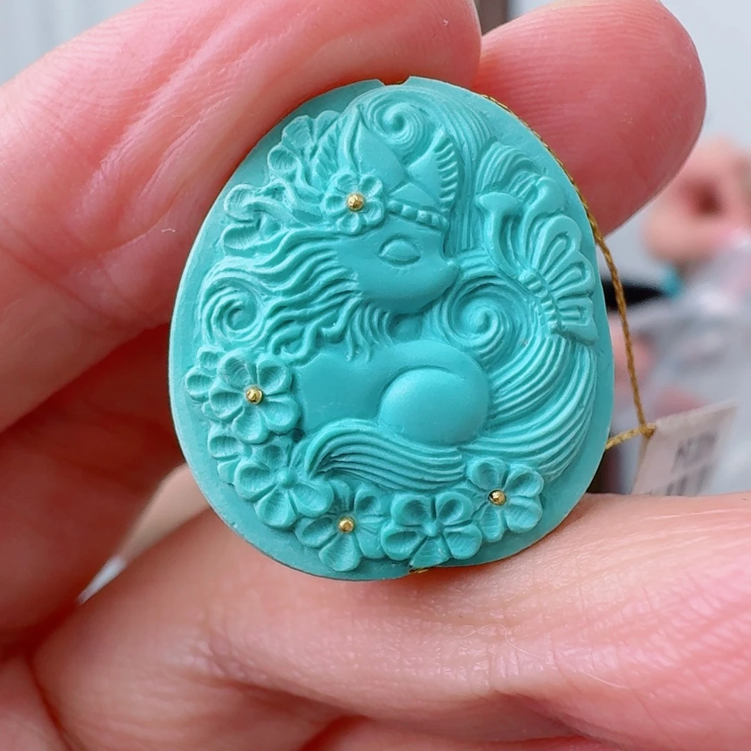 绿松石未镶嵌珠宝奇石