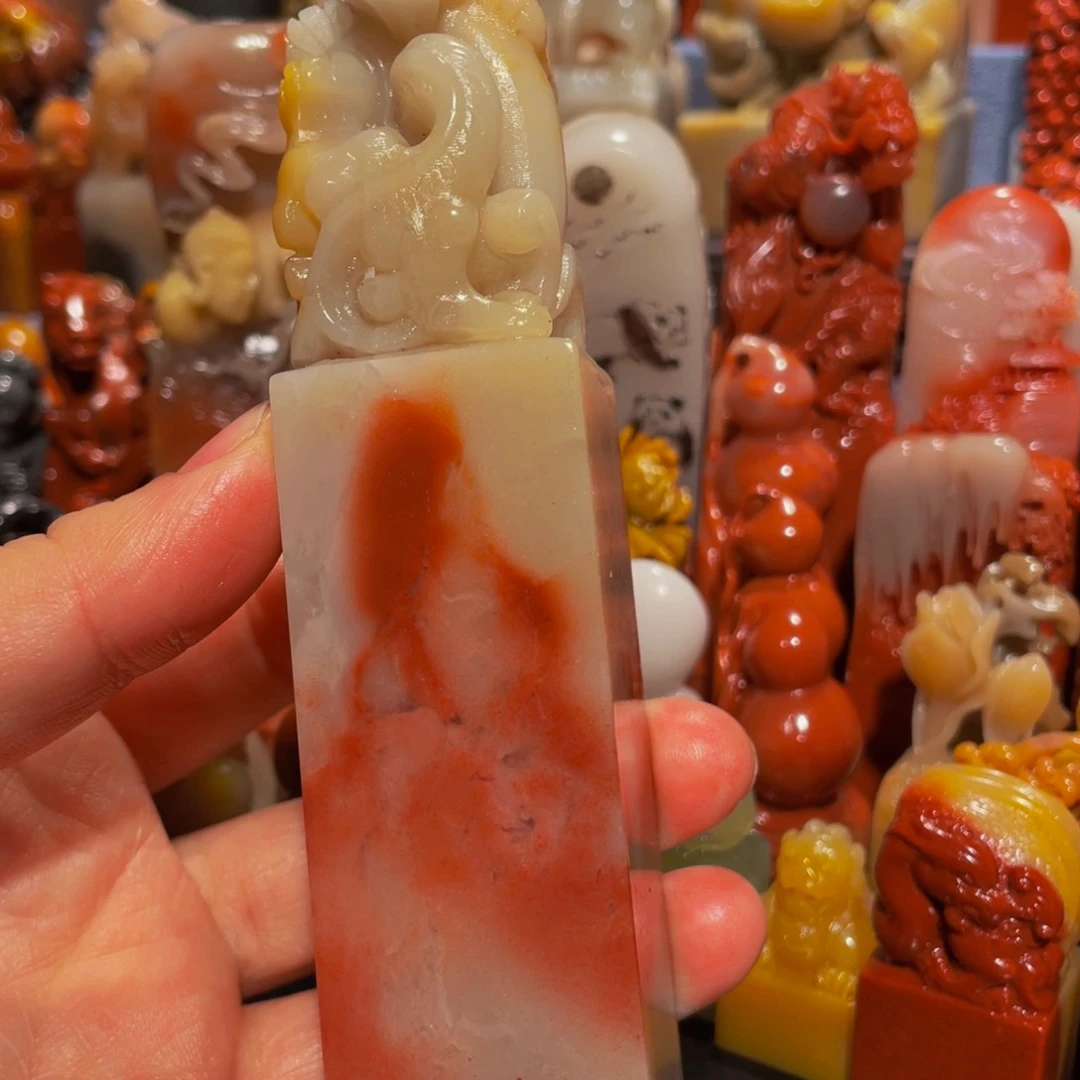 寿山石印石精美寿山