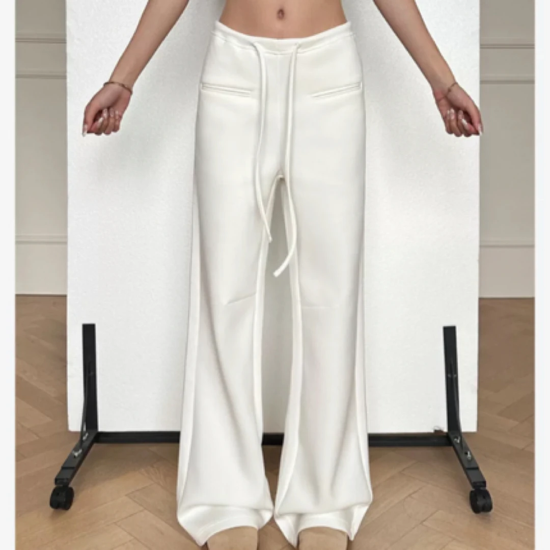 不鼓包应季神裤春夏直筒长裤子女直筒显瘦休闲运动裤