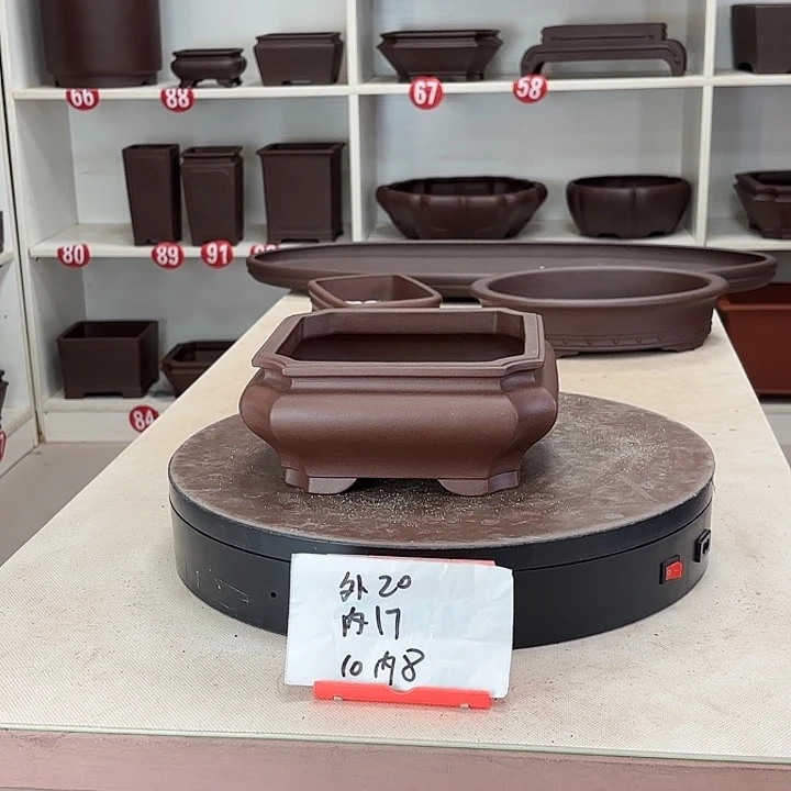 花盆紫砂切角小四方