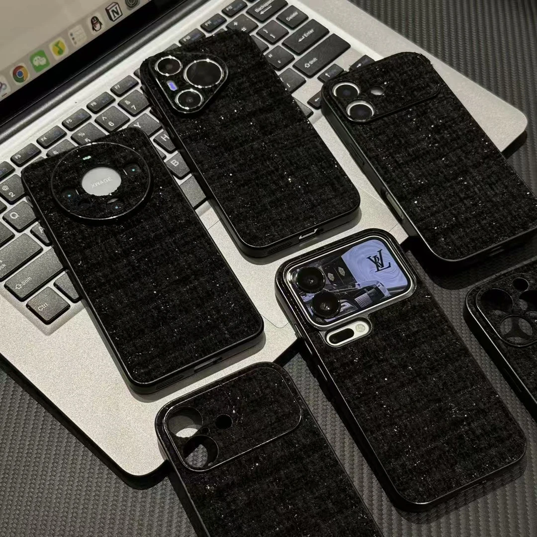 奥菲顿小香风闪钻适用iPhone17/16手机壳华为P80vivo小米17oppo套