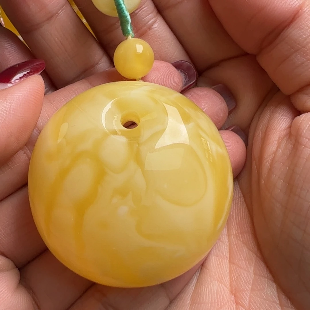 蜜蜡毛衣链未镶嵌无优化