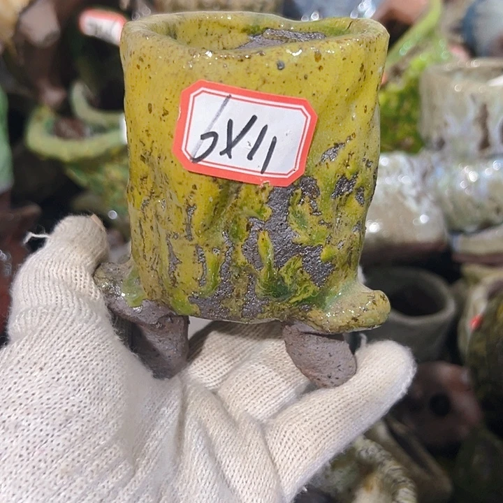 粗陶花盆手工花盆制作