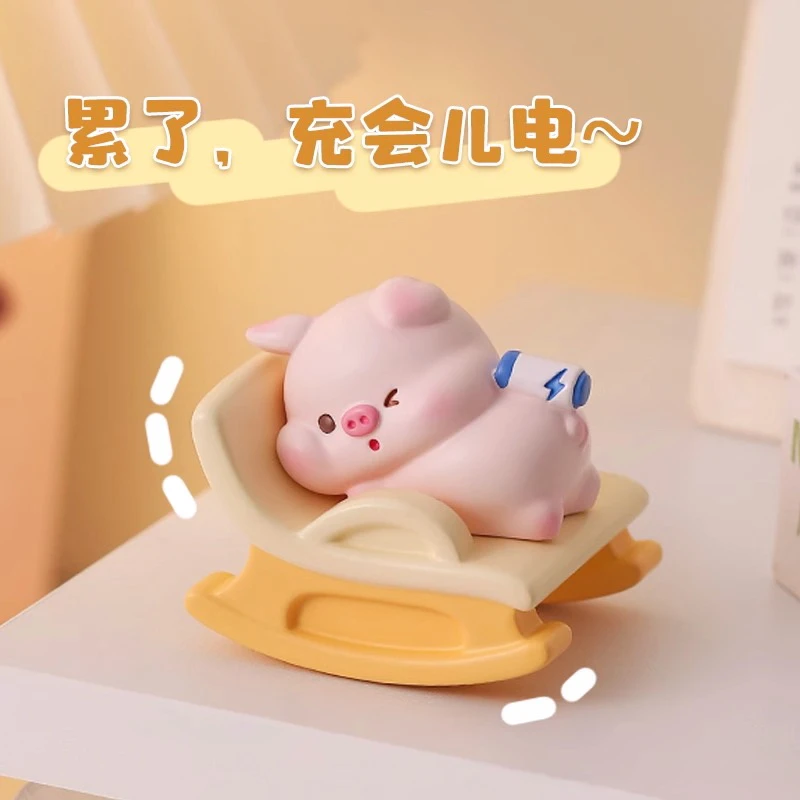 创意小动物摆件工位情绪稳定神器办公桌面可爱装饰品生日礼物男女