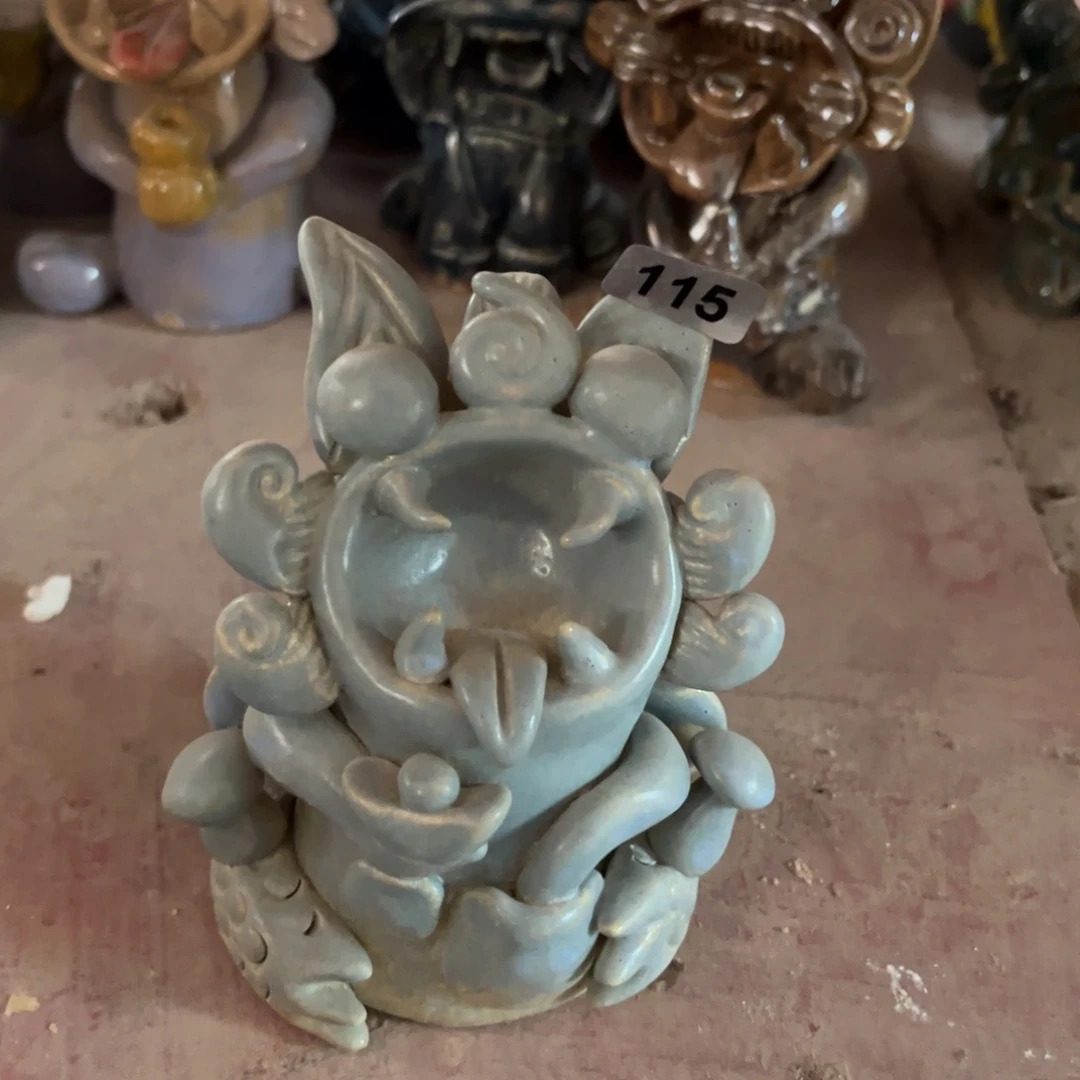 摆件纯手工抽象陶瓷摆件微瑕115