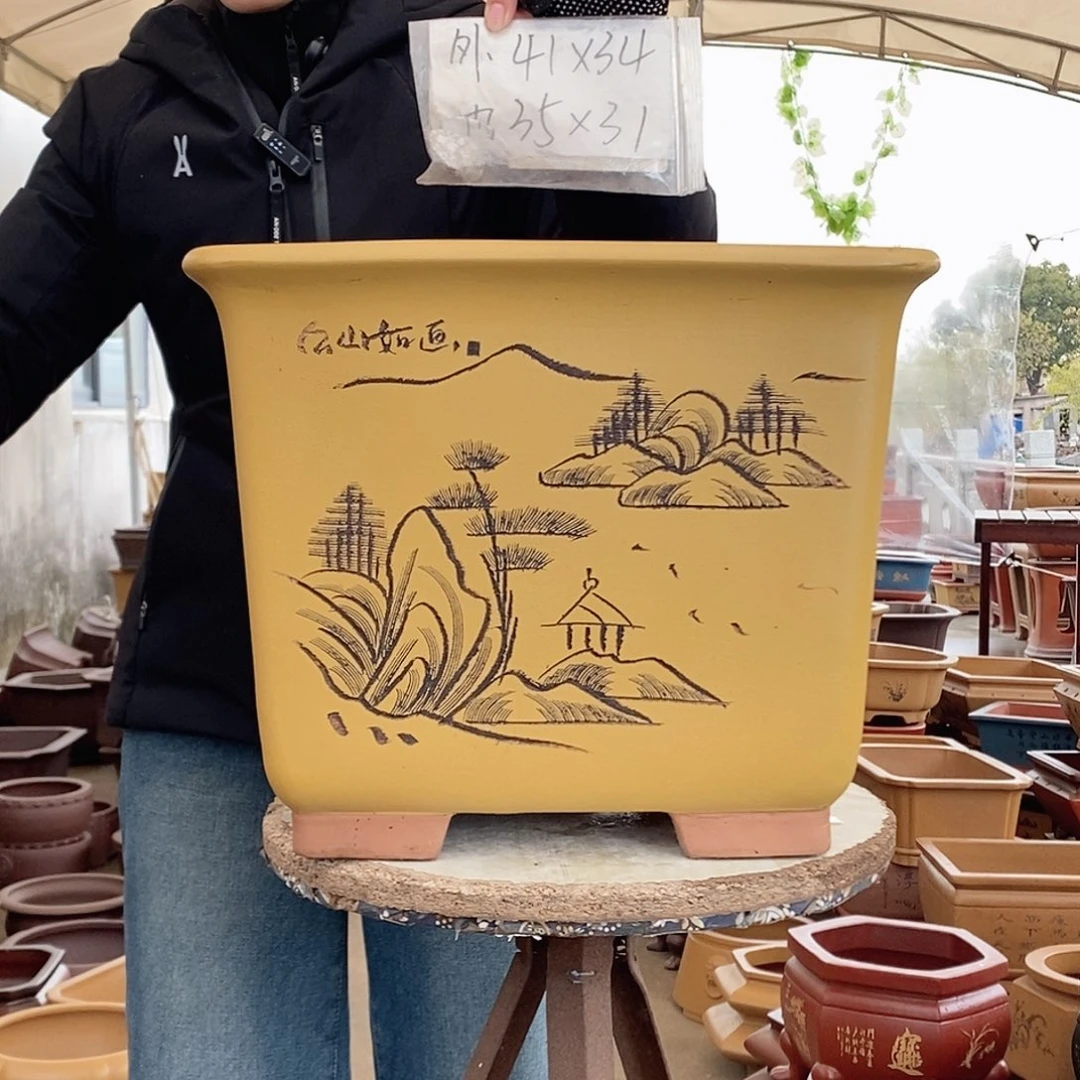 紫砂花盆紫砂花盆
