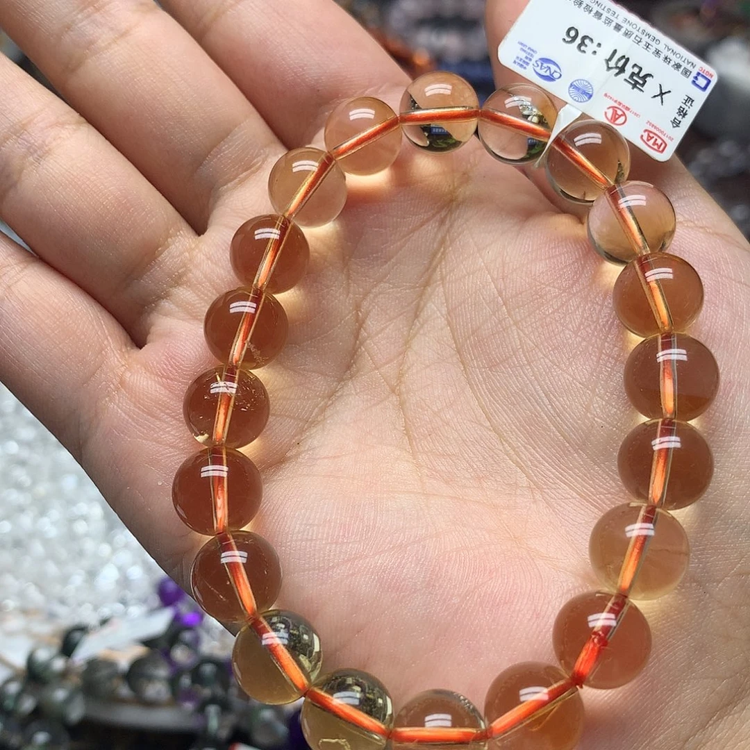 未镶嵌手链水晶黄水