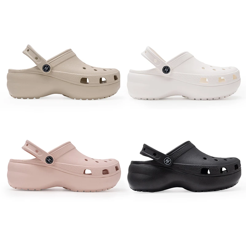 云朵款（增高4.1cm）洞洞鞋夏季厚底增高女款轻便沙滩鞋