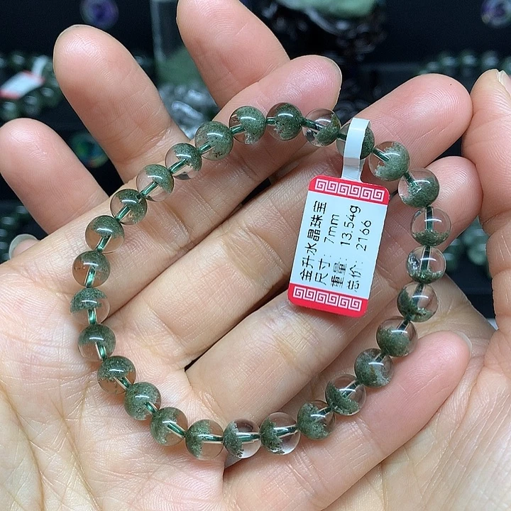 水晶手串未镶嵌天然水晶