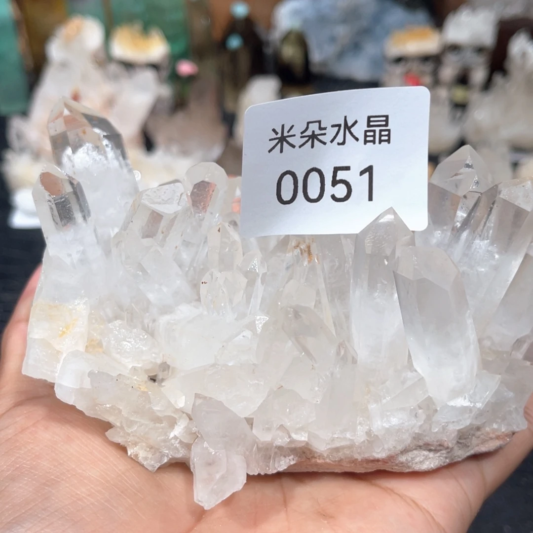 θ***暖水晶未镶嵌珠宝半成品水晶