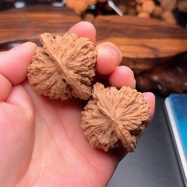 桃核把件核桃四座楼45