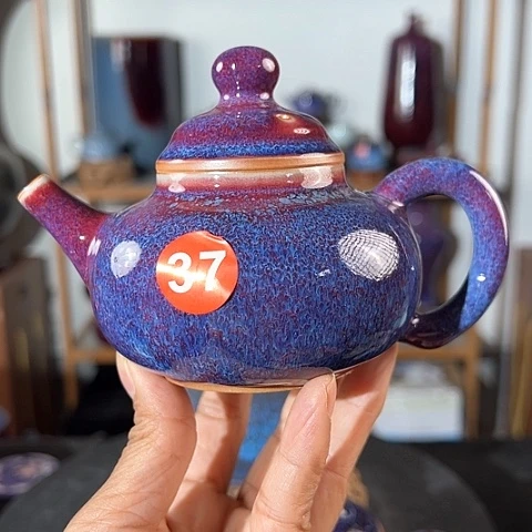 杯布**儿原矿釉手工制作钧瓷