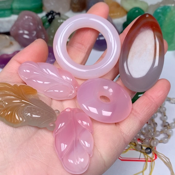 玛瑙/玉髓颈饰未镶嵌用**诗