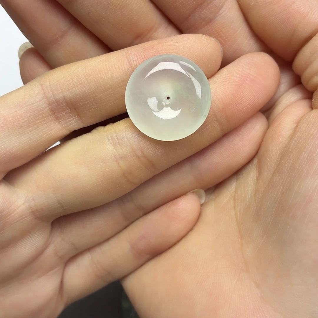 翡翠未镶嵌颈饰冰冰平安扣