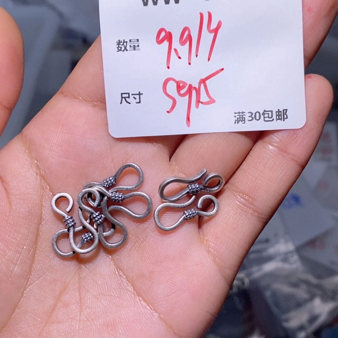 水晶珠宝半成品银S925镶嵌WW733