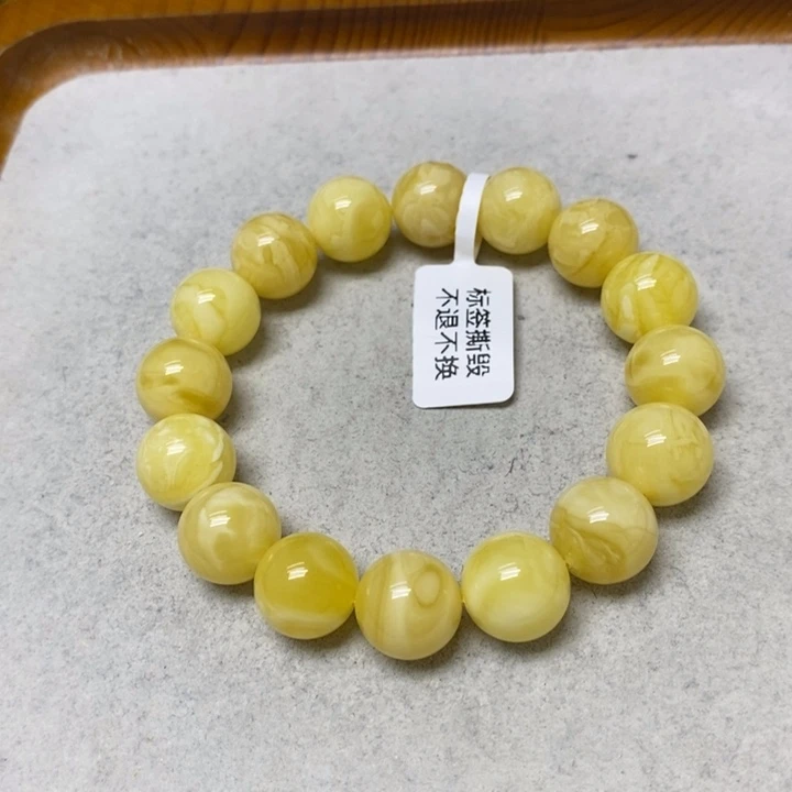 蜜蜡未镶嵌裸石串