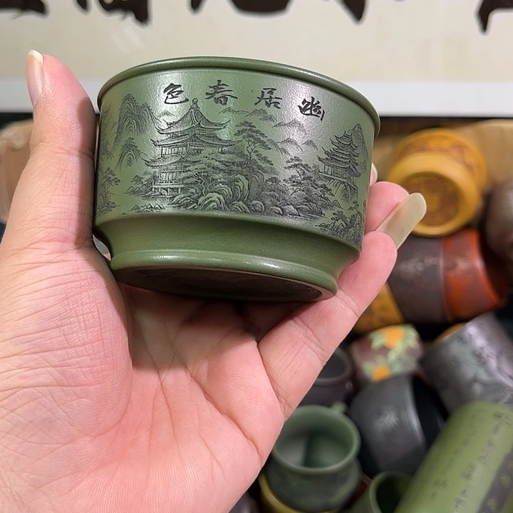 茶杯紫砂全手工紫砂主人杯