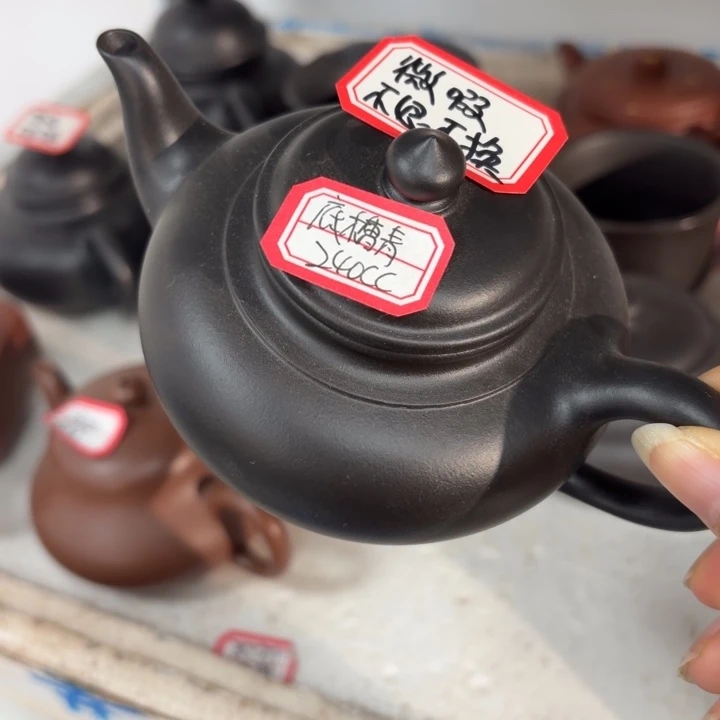 紫砂茶壶优秀！宜兴原矿底槽青