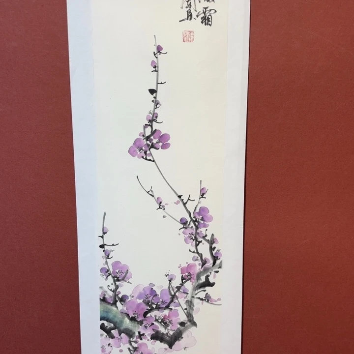 国画听兰老师花鸟