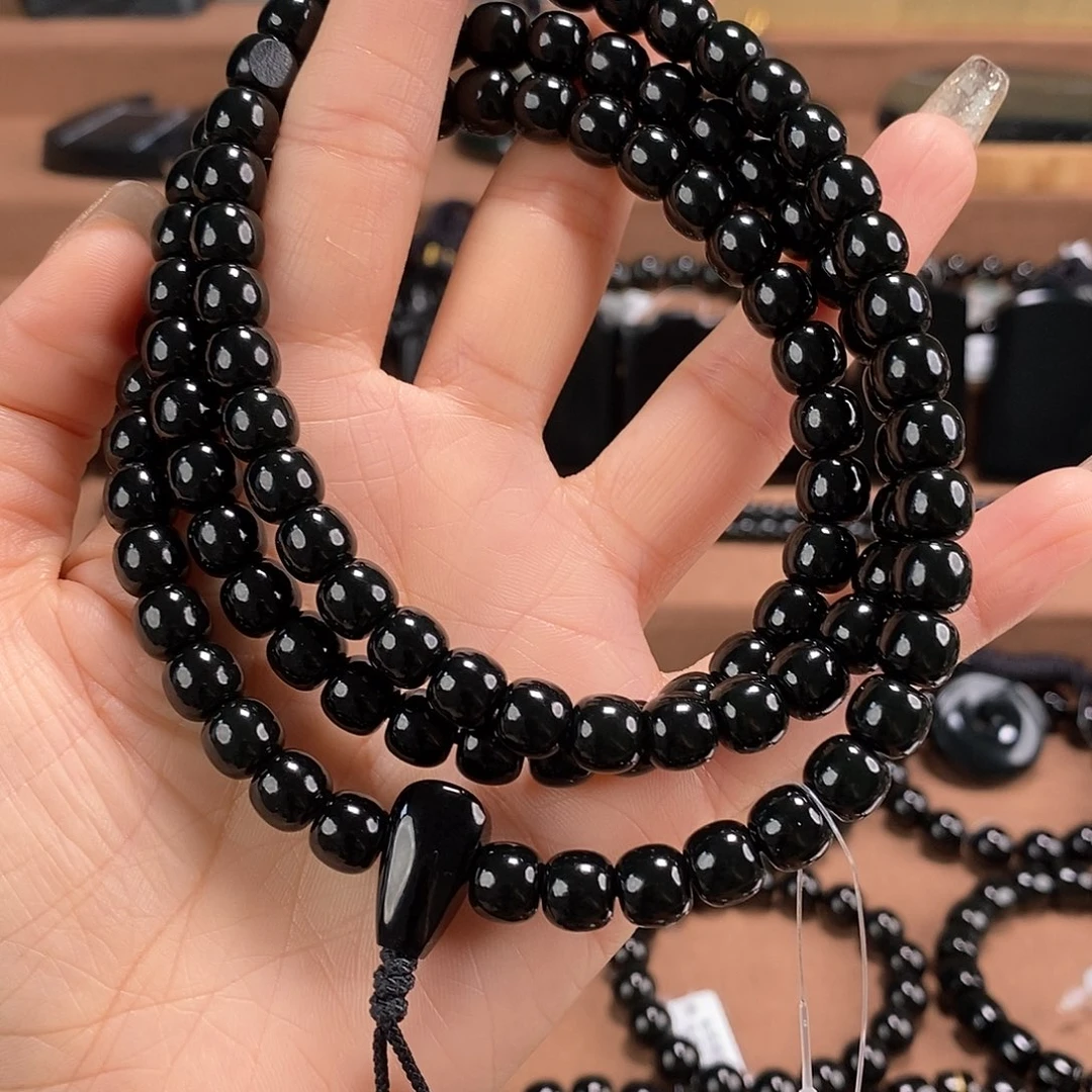 天***）和田玉未镶嵌手链