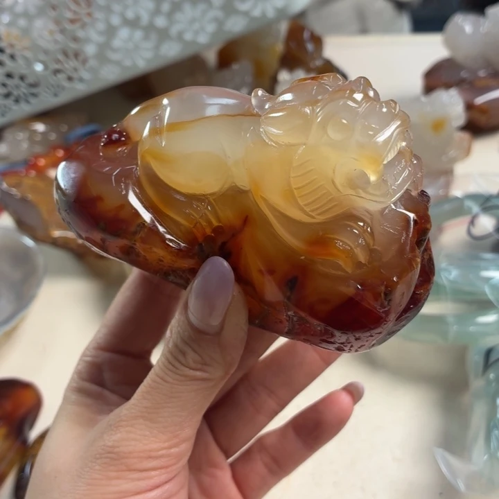 玛瑙/玉髓未镶嵌吊坠(不含链)