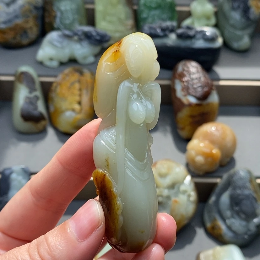 【闪购商品】未镶嵌和田玉把件凡*~
