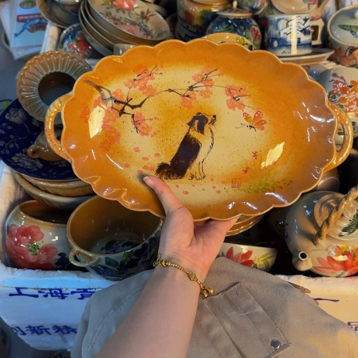 瓷片景德镇陶瓷手工手绘