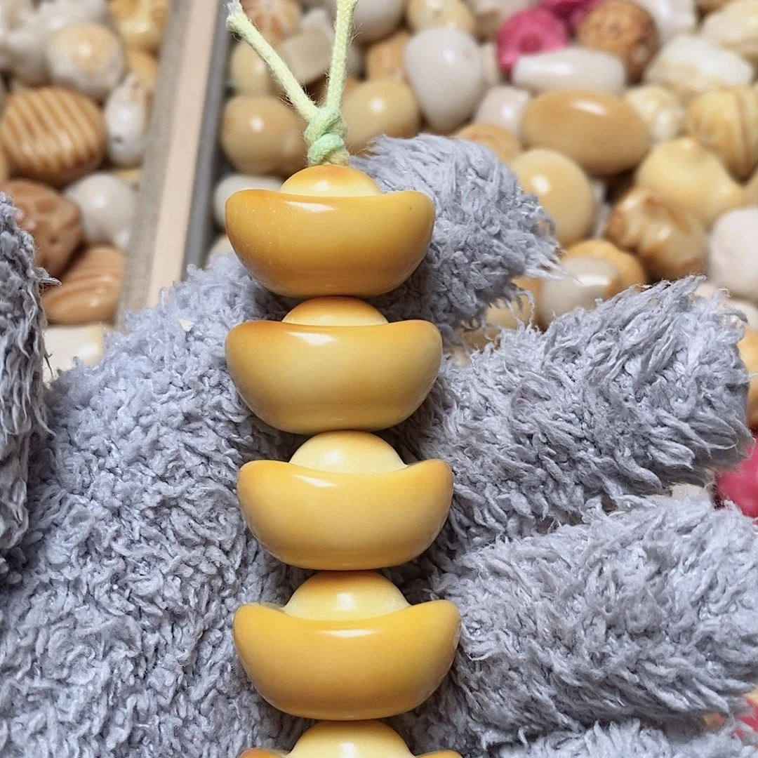 菩提根/象牙果吊坠瑕疵款元宝糖葫芦