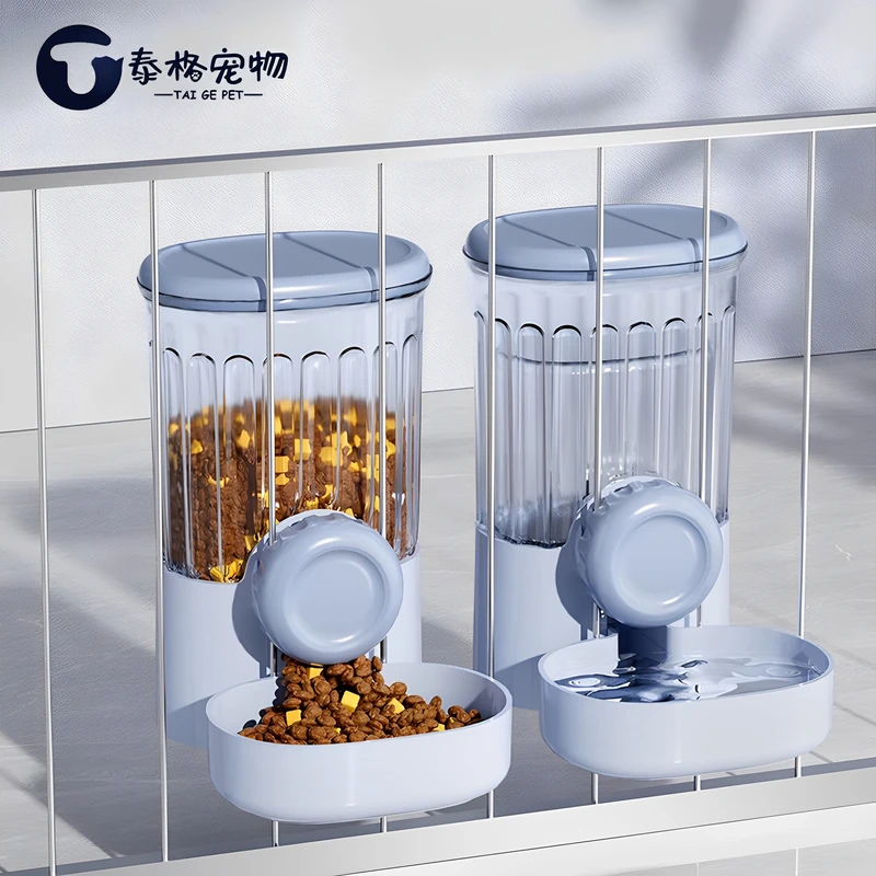 猫碗狗碗悬挂式饮水机自动喂食器宠物挂笼水壶食盆兔子喝水防打翻