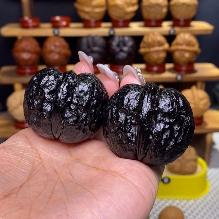 文玩核桃把件炸二36号