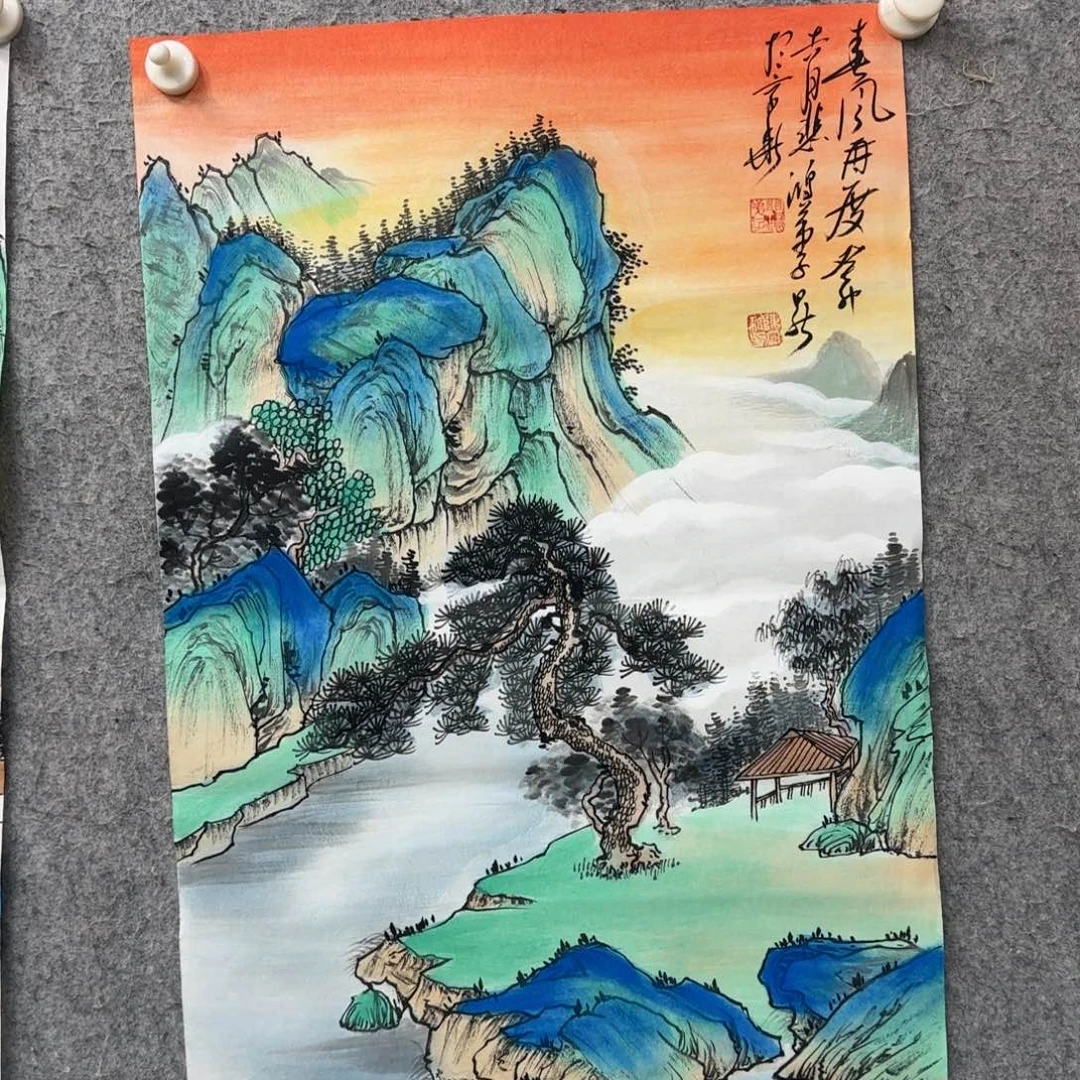 书法作品多次参加