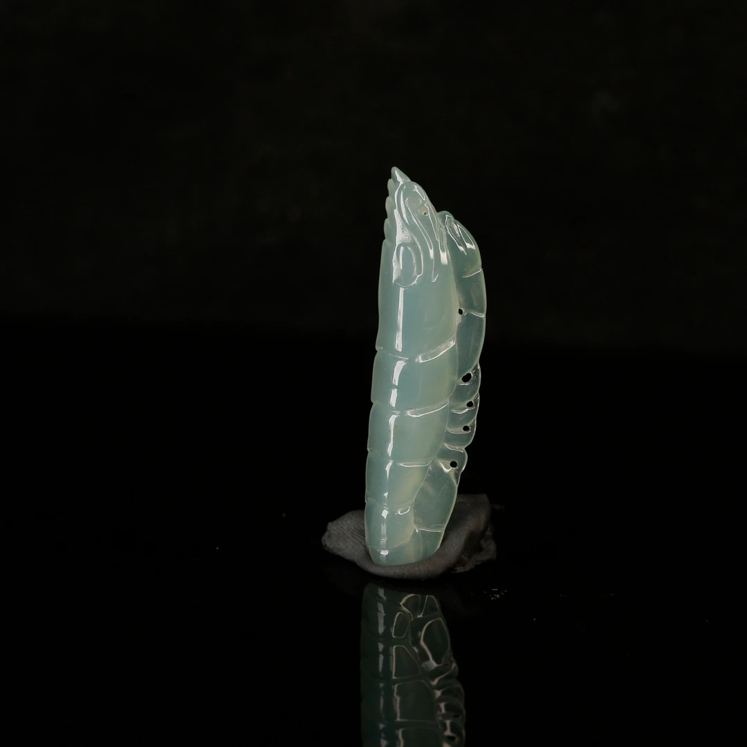 7天然缅甸翡翠A货节节高升吊坠/300509北京中保拍卖