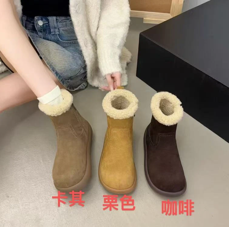 新款气质百搭潮流女士休闲{大棉}雪地靴/ZY/510