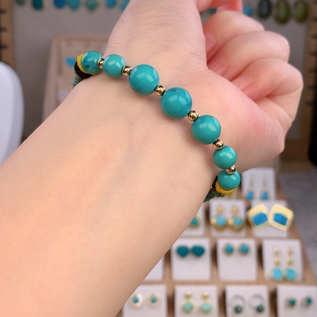 绿松石未镶嵌手链