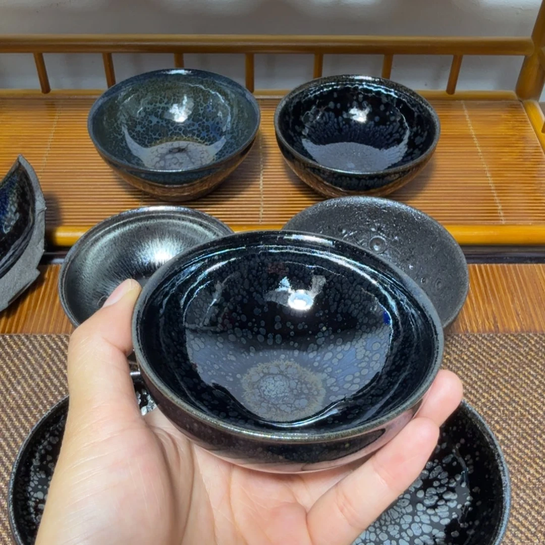 茶盏建盏手工制作主人杯茶杯的