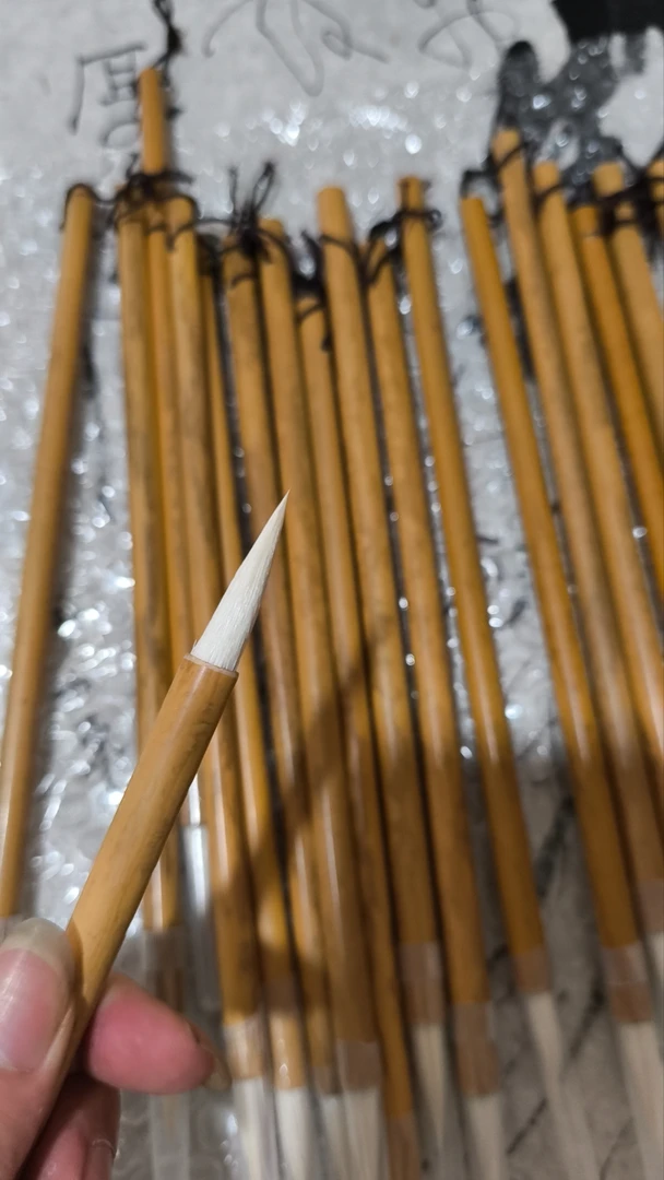 毛笔定向链接直播间有讲解书法国画专用毛笔