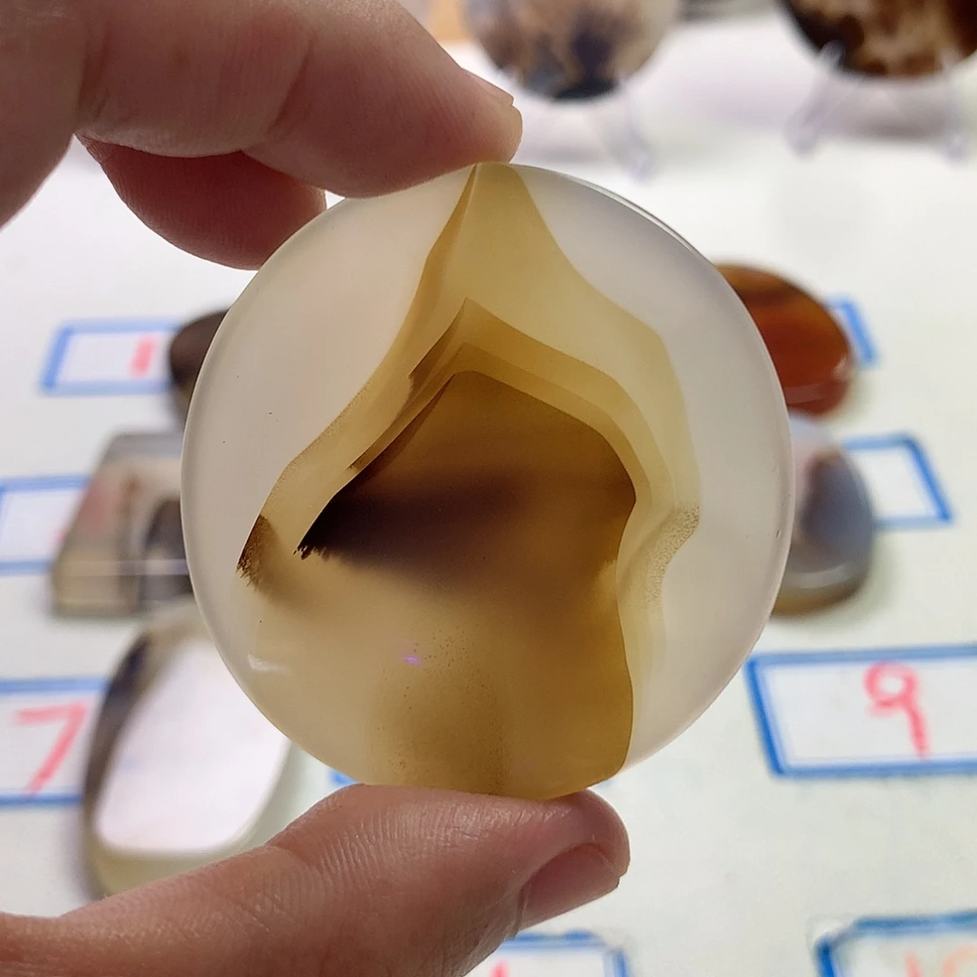 未镶嵌玛瑙/玉髓珠宝半成品