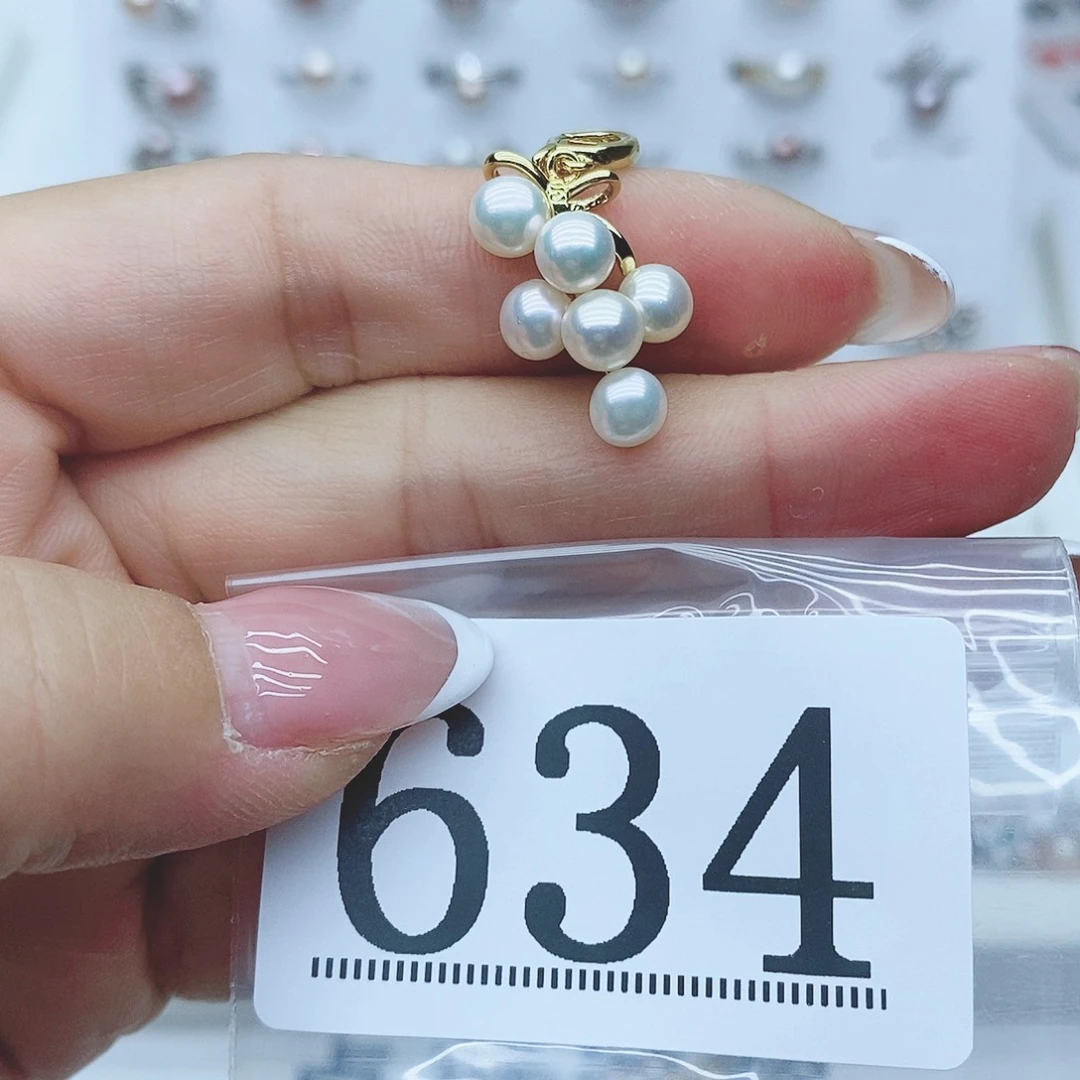 慕***杨戒指合金淡水珍珠634