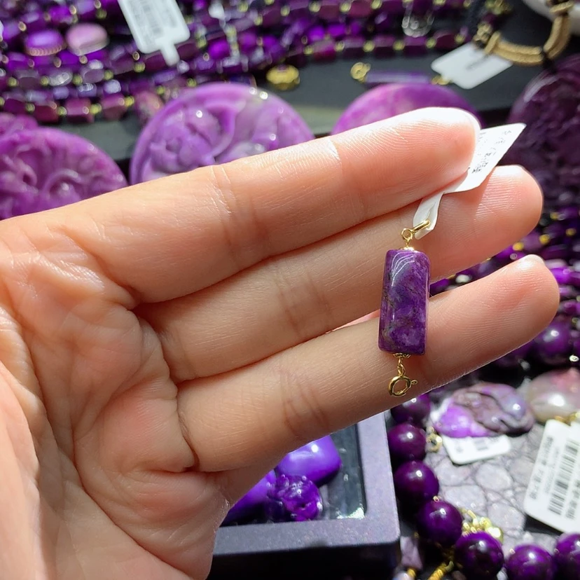 【闪购商品】苏纪石（舒俱来）18K金镶嵌吊坠