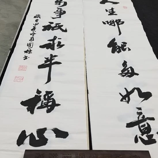 翰墨申国栋老师作品一副